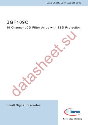 BGF 109C E6328 datasheet  